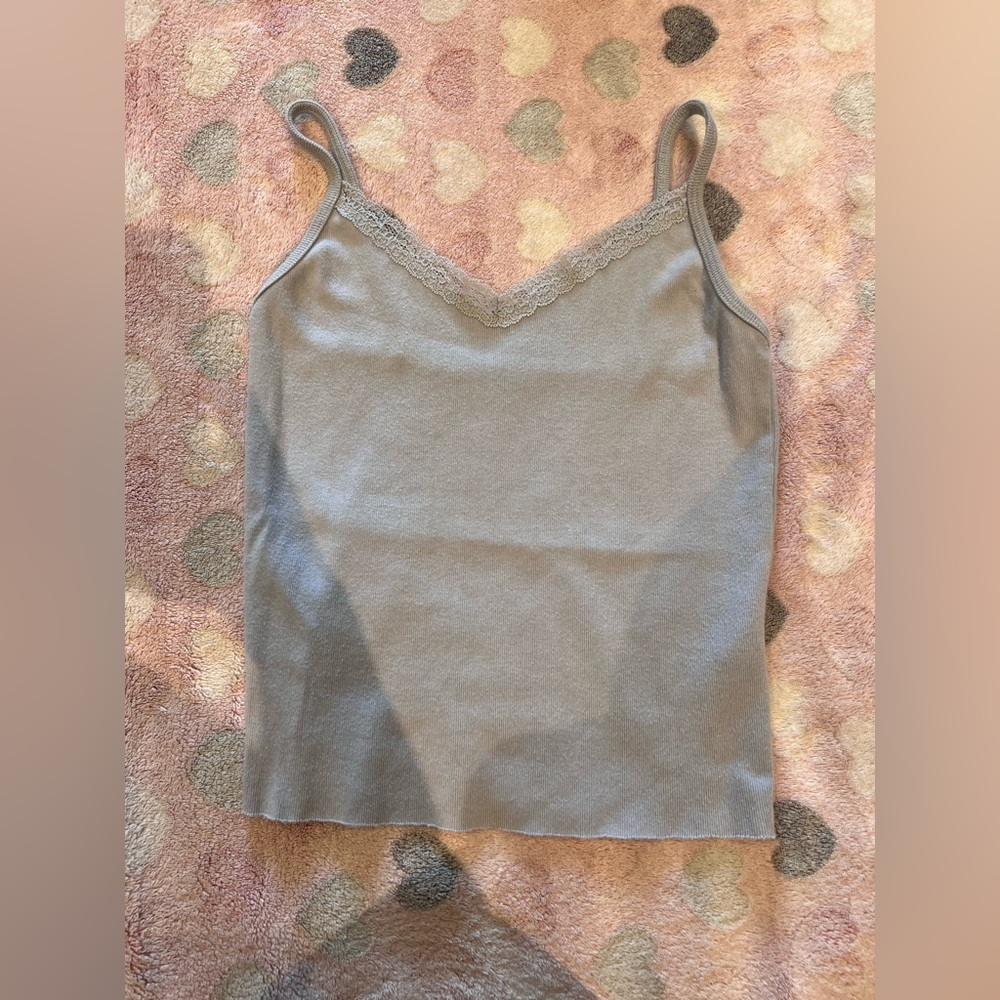 Boathouse baby blue tank top